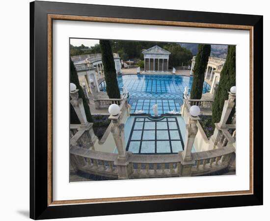 Neptune Pool at Hearst Castle, San Simeon, California, USA-Rob Tilley-Framed Photographic Print