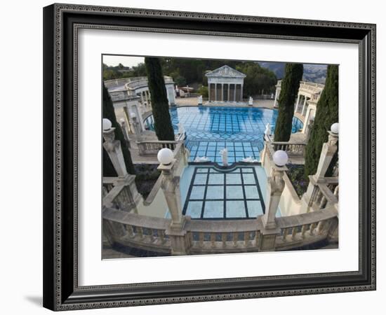 Neptune Pool at Hearst Castle, San Simeon, California, USA-Rob Tilley-Framed Photographic Print