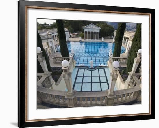 Neptune Pool at Hearst Castle, San Simeon, California, USA-Rob Tilley-Framed Photographic Print