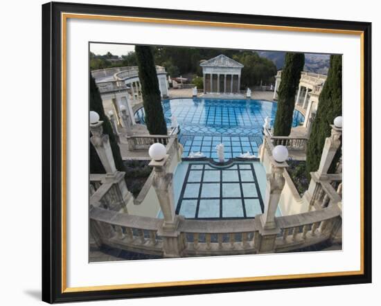 Neptune Pool at Hearst Castle, San Simeon, California, USA-Rob Tilley-Framed Photographic Print