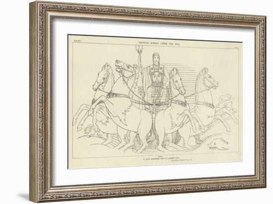 Neptune Rising from the Sea-John Flaxman-Framed Giclee Print