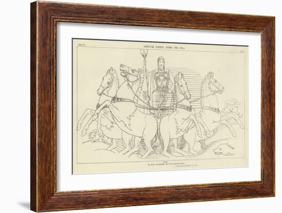 Neptune Rising from the Sea-John Flaxman-Framed Giclee Print