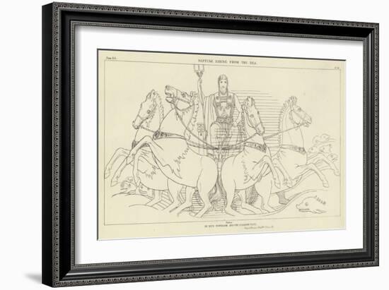 Neptune Rising from the Sea-John Flaxman-Framed Giclee Print