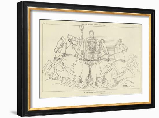 Neptune Rising from the Sea-John Flaxman-Framed Giclee Print