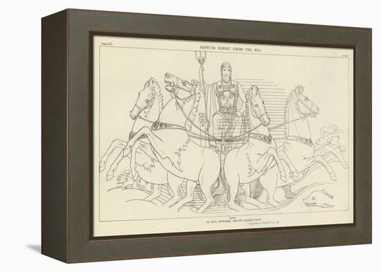 Neptune Rising from the Sea-John Flaxman-Framed Premier Image Canvas