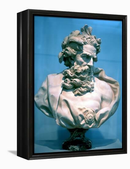 Neptune, Roman God of the Oceans-null-Framed Premier Image Canvas