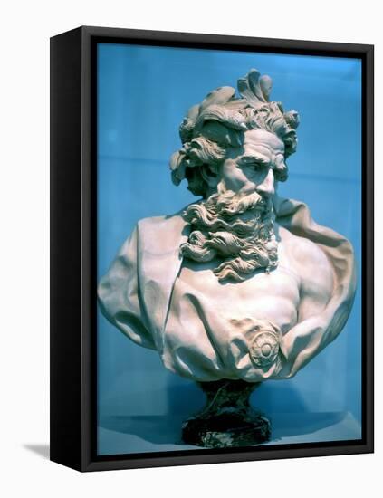 Neptune, Roman God of the Oceans-null-Framed Premier Image Canvas