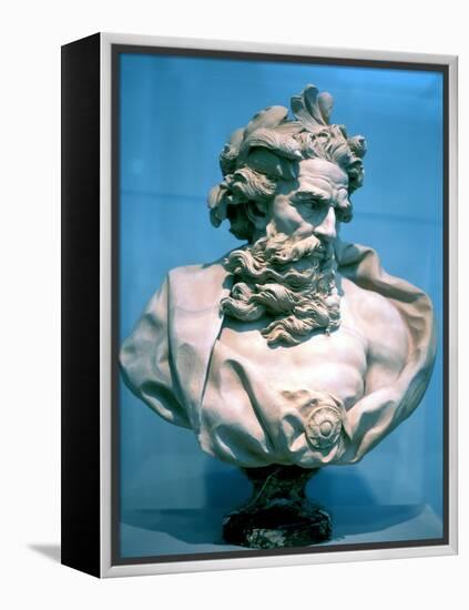 Neptune, Roman God of the Oceans-null-Framed Premier Image Canvas