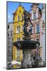 Neptune's Fountain, built in the early 17th century, is a mannerist-rococo masterpiece in Gdansk-Mallorie Ostrowitz-Mounted Photographic Print