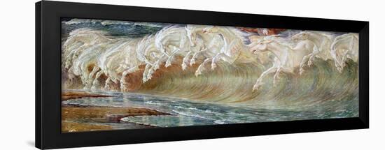 Neptune's Horses, 1892-Walter Crane-Framed Giclee Print