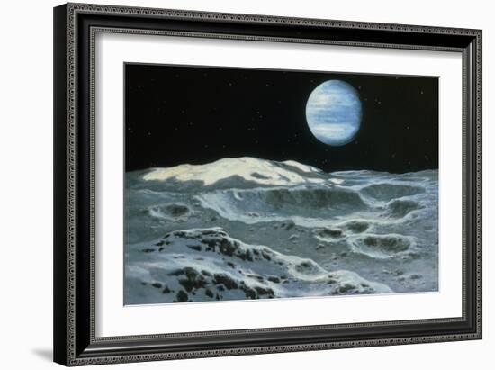 Neptune Seen From Triton-Ludek Pesek-Framed Photographic Print