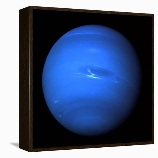 Neptune, Voyager 2 Image-null-Framed Premier Image Canvas