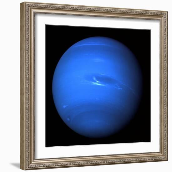 Neptune, Voyager 2 Image-null-Framed Premium Photographic Print