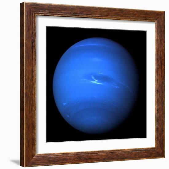 Neptune, Voyager 2 Image-null-Framed Premium Photographic Print