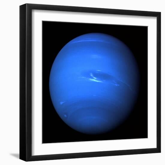 Neptune, Voyager 2 Image-null-Framed Premium Photographic Print