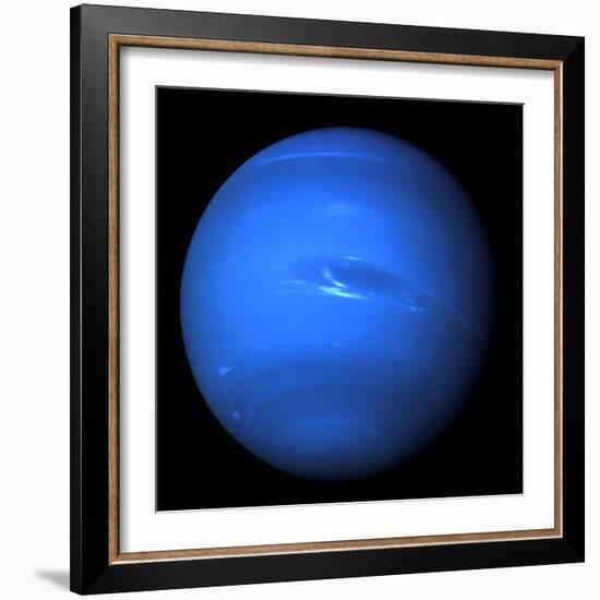 Neptune, Voyager 2 Image-null-Framed Premium Photographic Print