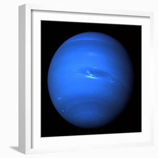 Neptune, Voyager 2 Image-null-Framed Premium Photographic Print