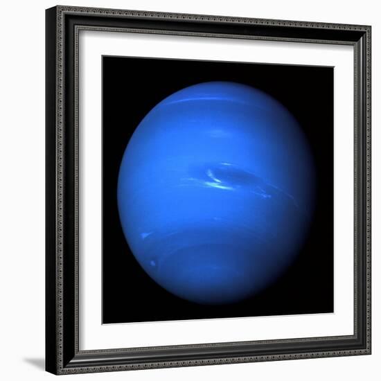 Neptune, Voyager 2 Image-null-Framed Premium Photographic Print