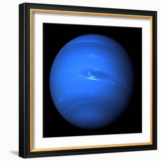 Neptune, Voyager 2 Image-null-Framed Premium Photographic Print