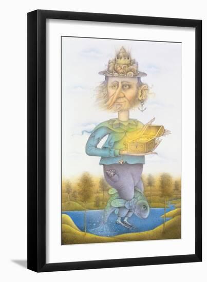 Neptune-Wayne Anderson-Framed Giclee Print