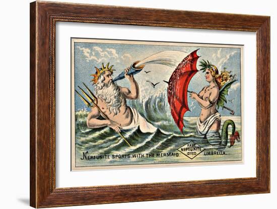 Neptunite Dye Victorian Trading Card-null-Framed Giclee Print