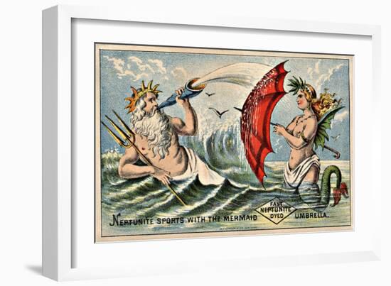 Neptunite Dye Victorian Trading Card-null-Framed Giclee Print