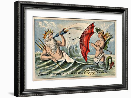 Neptunite Dye Victorian Trading Card-null-Framed Giclee Print