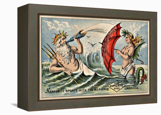 Neptunite Dye Victorian Trading Card-null-Framed Premier Image Canvas