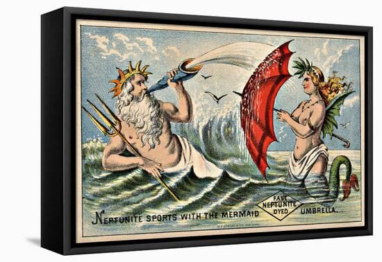 Neptunite Dye Victorian Trading Card-null-Framed Premier Image Canvas