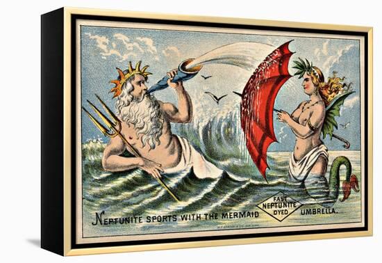 Neptunite Dye Victorian Trading Card-null-Framed Premier Image Canvas