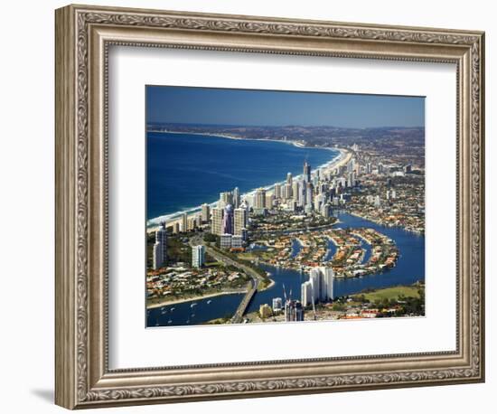 Nerang River, Surfers Paradise, Gold Coast, Queensland, Australia-David Wall-Framed Photographic Print