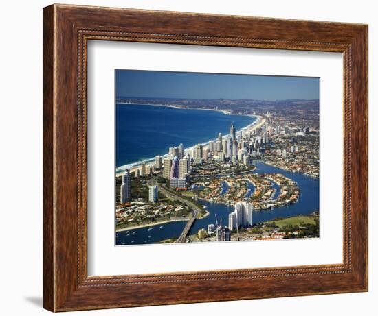 Nerang River, Surfers Paradise, Gold Coast, Queensland, Australia-David Wall-Framed Photographic Print