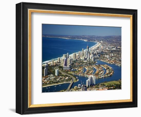 Nerang River, Surfers Paradise, Gold Coast, Queensland, Australia-David Wall-Framed Photographic Print