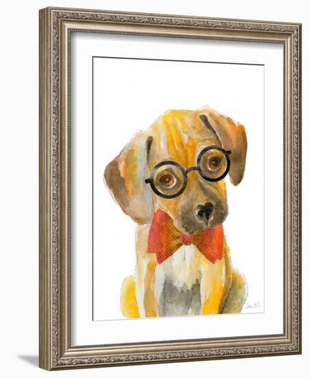 Nerd Pup-Lanie Loreth-Framed Art Print