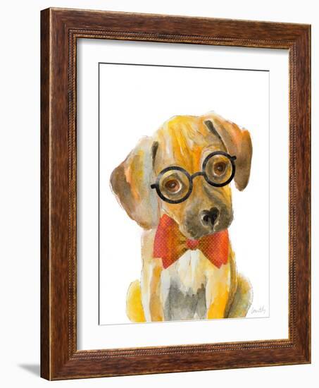 Nerd Pup-Lanie Loreth-Framed Art Print