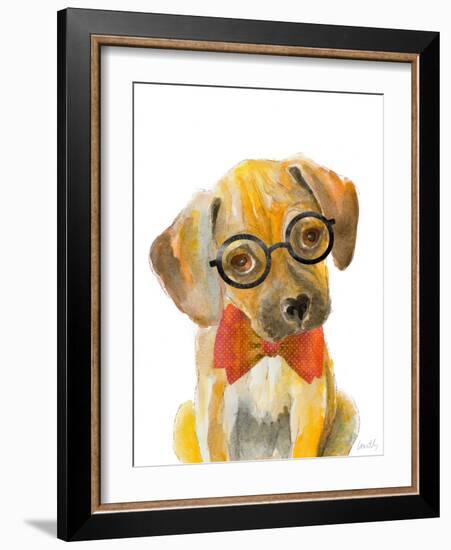 Nerd Pup-Lanie Loreth-Framed Art Print