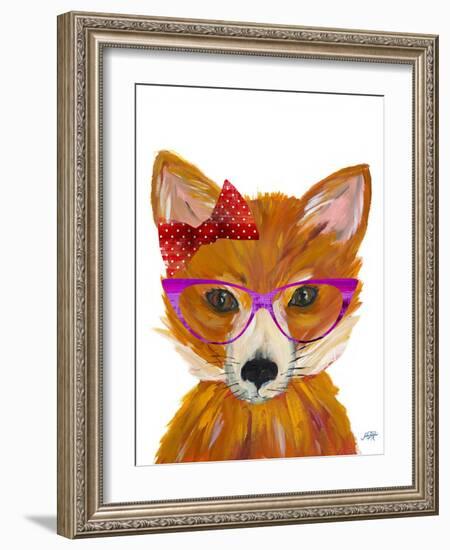 Nerdy Fox-Julie DeRice-Framed Art Print