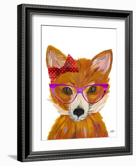 Nerdy Fox-Julie DeRice-Framed Art Print