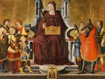 The Virgin and Child Enthroned-Neri Di Bicci-Giclee Print