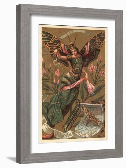 Nerium Oleander Perfume Advertisement-null-Framed Giclee Print