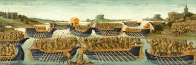 The Battle of Actium, c.1475-1480-Neroccio Di Landi-Framed Premier Image Canvas