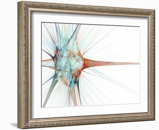 Nerve Cell, Abstract Artwork-Laguna Design-Framed Photographic Print