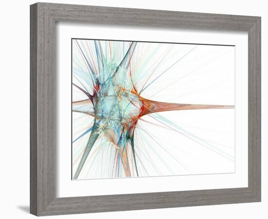 Nerve Cell, Abstract Artwork-Laguna Design-Framed Photographic Print