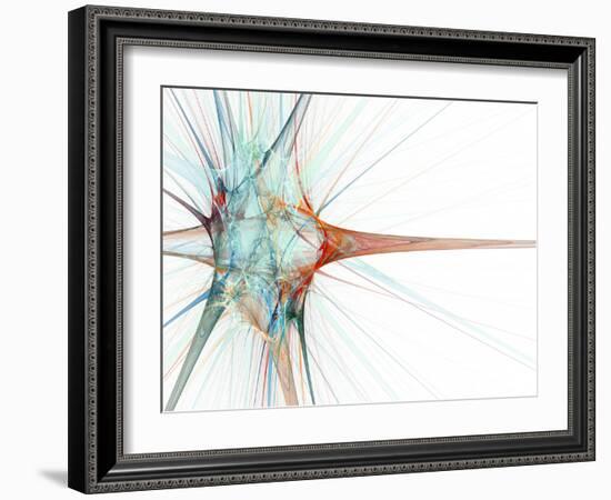 Nerve Cell, Abstract Artwork-Laguna Design-Framed Photographic Print