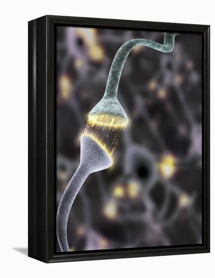 Nerve Synapse, Artwork-Equinox Graphics-Framed Premier Image Canvas