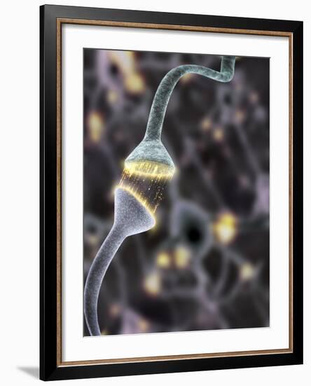 Nerve Synapse, Artwork-Equinox Graphics-Framed Photographic Print