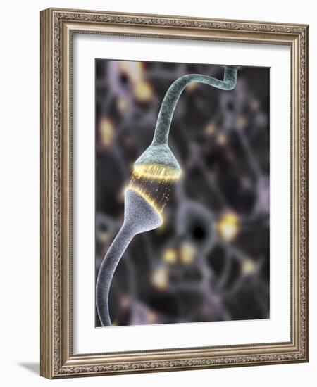 Nerve Synapse, Artwork-Equinox Graphics-Framed Photographic Print