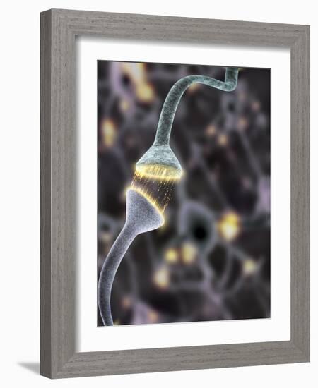 Nerve Synapse, Artwork-Equinox Graphics-Framed Photographic Print