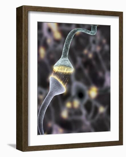 Nerve Synapse, Artwork-Equinox Graphics-Framed Photographic Print