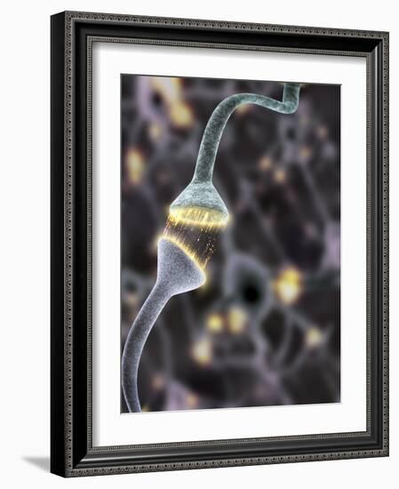 Nerve Synapse, Artwork-Equinox Graphics-Framed Photographic Print